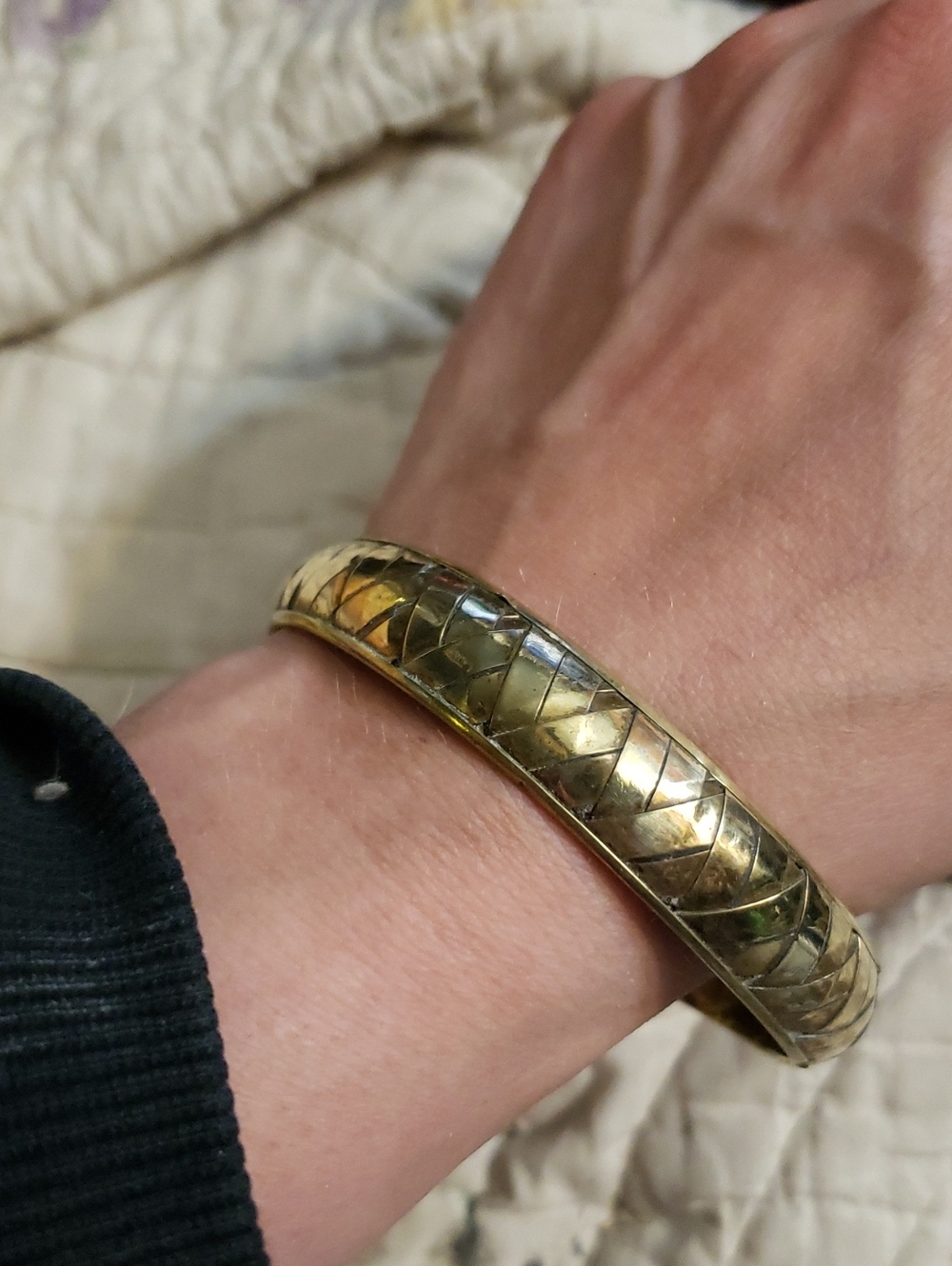 Vintage Brass Bangle Braclet